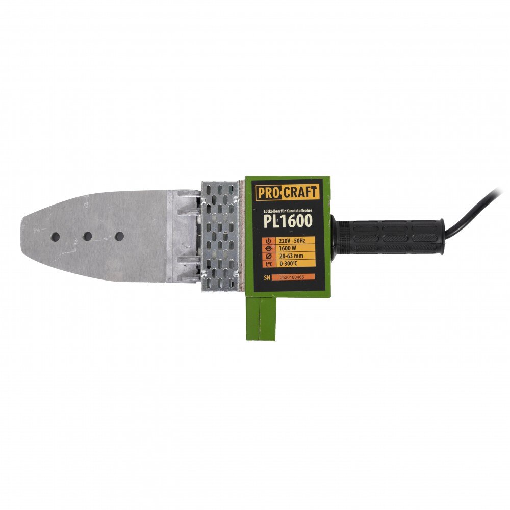 Plita Pppr ProCraft PL1600, 1600 W, 300 Grade C, Trusa cu 6 BAC-URI